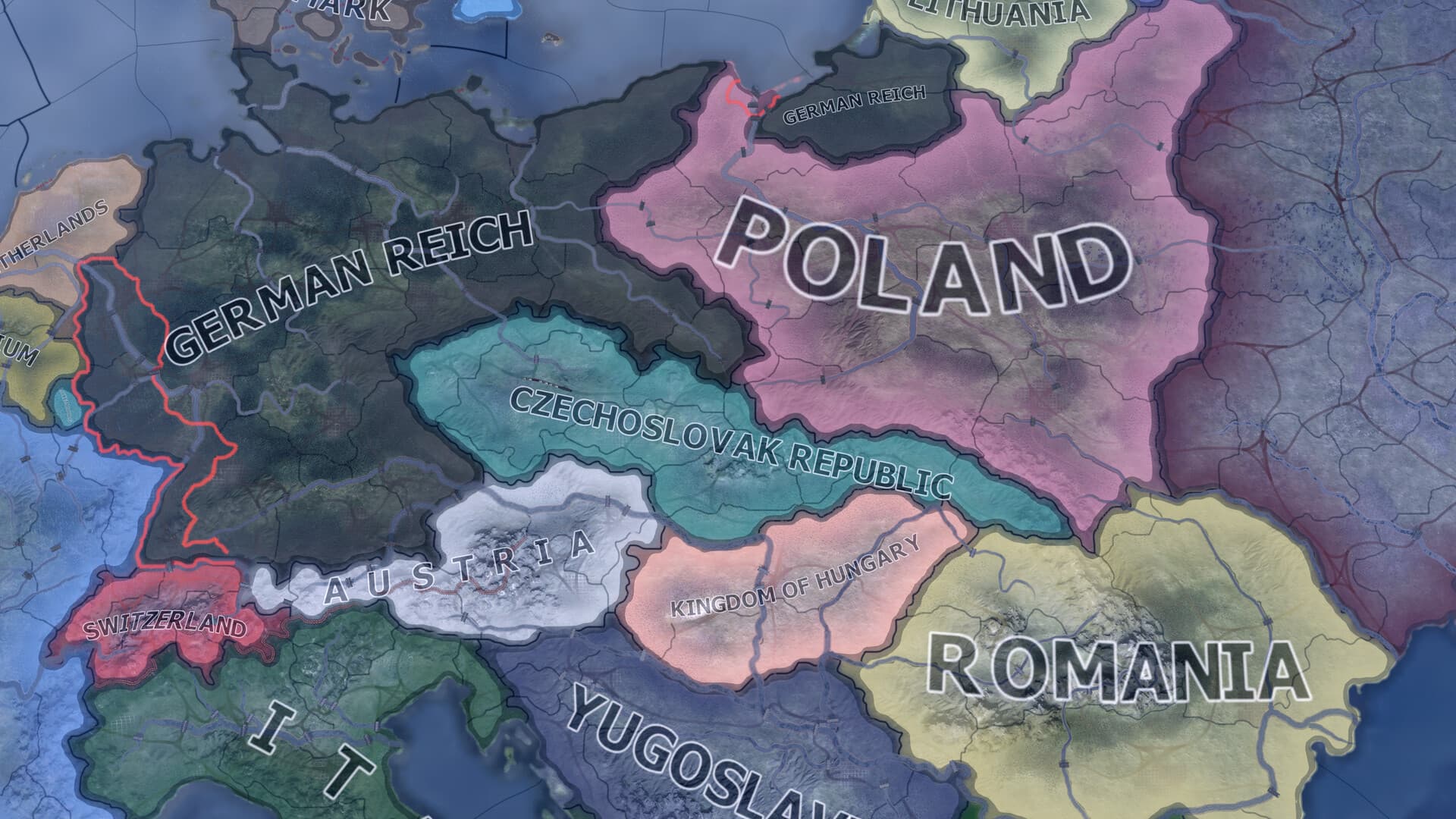 Hearts of Iron IV Peace for Our Time — arbre de focus Tchécoslovaquie 2026