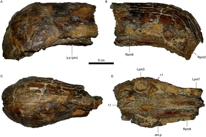 Reconstitution de Baryonyx, proche parent d'Oxalaia