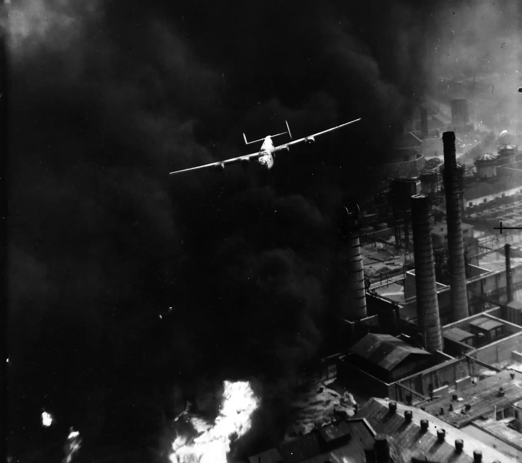 B-24 Liberator en mission de bombardement