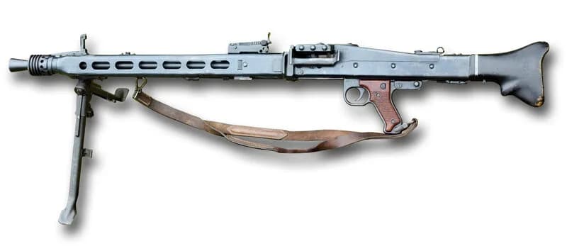 MG 42 sur trépied, vue détaillée