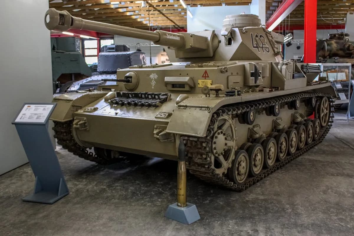 Panzer IV exposé au Panzermuseum de Munster