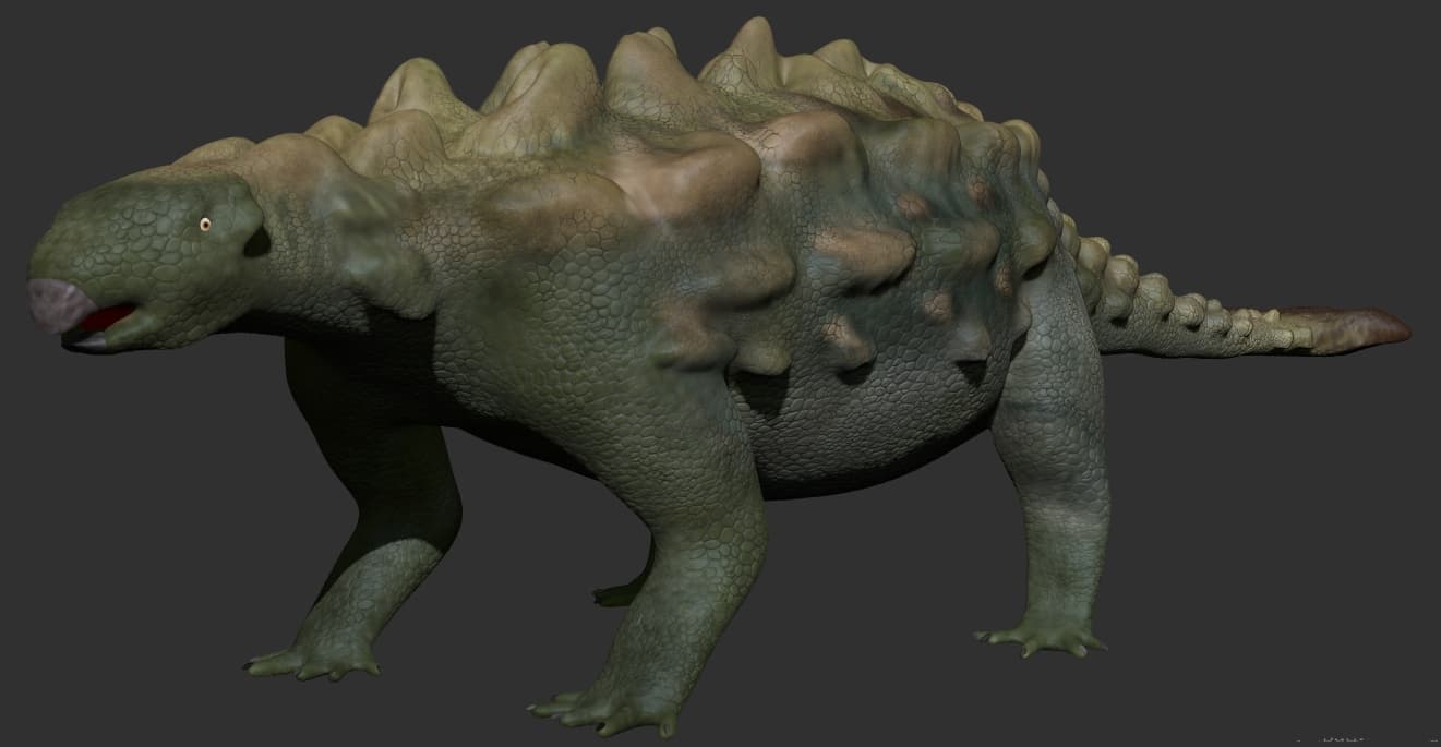 Reconstitution 3D d'Anodontosaurus lambei