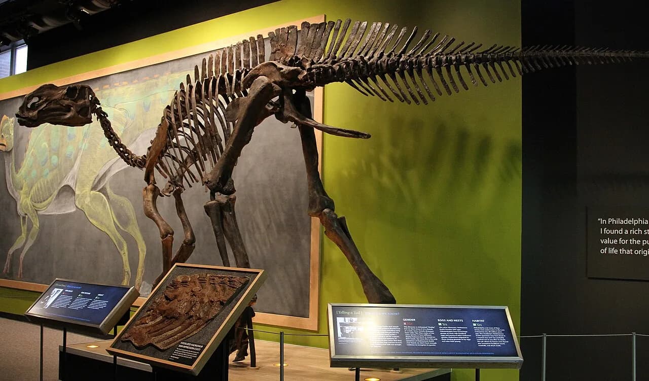Reconstitution d'Hadrosaurus foulkii