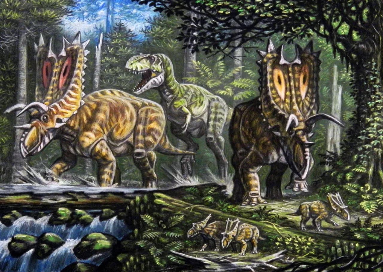 Reconstitution de Pentaceratops sternbergi