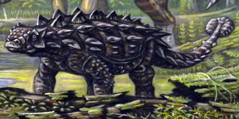Reconstitution de Zuul crurivastator dans son environnement naturel