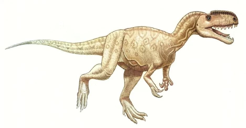 Illustration de Monolophosaurus jiangi