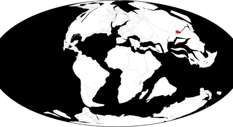 Répartition paléogéographique de Velociraptor mongoliensis